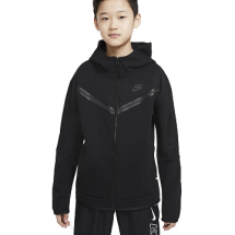 Nike Tech Fleece vest JR zwart (CU9223-010)