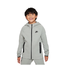 Nike Tech Fleece Kids Jack Grijs/Groen (FD3285-330)