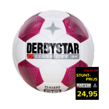 Derbystar Classic TT Light wit/roze (286987-0000)
