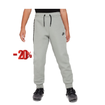 Nike Tech Fleece Kids Broek Grijs/Groen (FD3287-330)